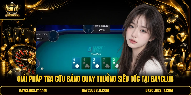 Giải pháp tra cứu bảng quay thưởng siêu tốc tại BAYCLUB